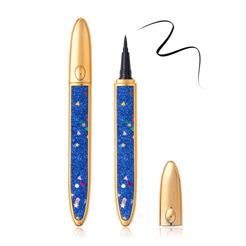 Self Adhesive Waterproof Black Liquid Eye Liner Magic Eyeliner Glue Pen